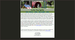 Desktop Screenshot of luckydogagility.com